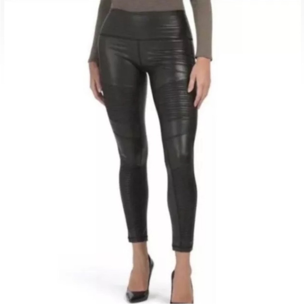 7 for All Mankind Leather Moto leggings